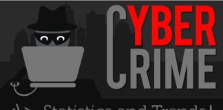 Statistics infographic : Cyber Crime Statistics and Trends