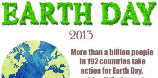 Statistics infographic : Earth Day, Everyday