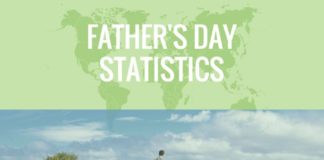 Statistics infographic : Father's Day Statistics Infographic Template Template