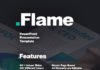 Statistics infographic : Flame Business Presentation Template — Powerpoint PPT #statistics #infographic…