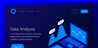 Statistics infographic : Futuristic hi tech mobile technology concept. Market trend analysis on smartphon…