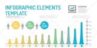 Statistics infographic : Infographic Elements Design Template Vector Template #design Download: graphicri…