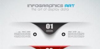 Statistics infographic : Infographic design template with paper tags. Ideal to display information, ranki…