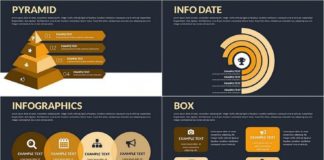 Statistics infographic : Infographics PowerPoint Charts