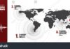Statistics infographic : Modern Infographic Statistics Largest Earthquake in the world with Location,Circ…