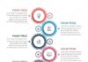 Statistics infographic : Modern Vertical Circle Infographics #abstract, #branch, #business, #choice, #c…