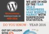 Statistics infographic : Popularity of WordPress CMS in 2016 with Surprising Statistics #Infographic