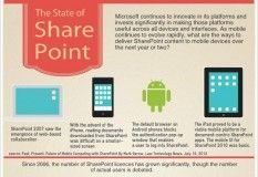 Statistics infographic : Sharepoint Usage