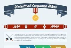 Statistics infographic : Statistical Language Wars #infographic