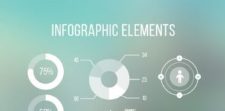 Statistics infographic : Statistics infographic : Éléments infographiques modernes