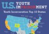 Statistics infographic : View MST Services top 12 states youth incarceration rates and statistics infogra…