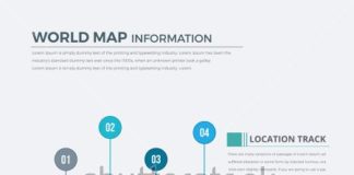 Statistics infographic : World Map Infographics, World Mapping Statistics with 04 Circle