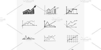 Statistics infographic : business finance statistics infographics doodle hand drawn elements. Concept – g…