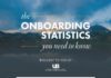 Statistics infographic : onboarding statistics