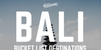 Travel infographic – 10 Adventurous Instagram Spots In Bali, Indonesia