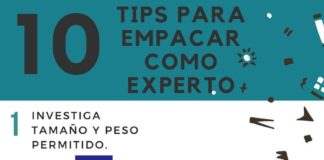 Travel infographic – 10 Tips para empacar como un experto