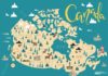 Travel infographic – 15 Amazing Places You Have To Visit On A Road Trip Across Canada