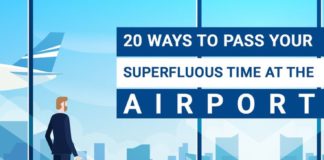 Travel infographic – 20 Ways To Pass Your Superfluous Time at the Airport