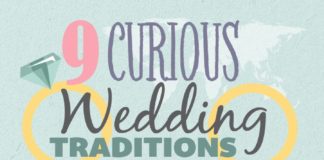 Travel infographic – 9 Curious Wedding Traditions From Around the World #Infographic