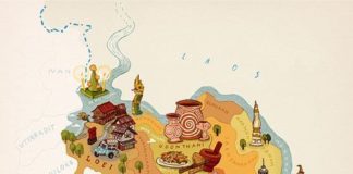 Travel infographic – A Map of North East Thailand for Oriental Escapes – Chinapat Yeukprasert