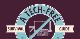 Travel infographic – A Tech-Free Holiday Survival Guide #infographic