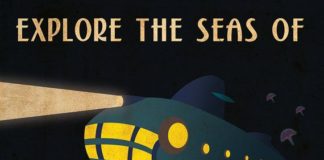 Travel infographic – Affiche rétro voyage planétaire de Neptune