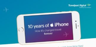 Travel infographic – Apple iPhone 10 years infographic travel