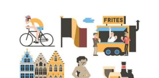 Travel infographic – Belgique .