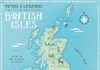 Travel infographic – British Isles Map, Myths and Legends of the British Isles Illustrated Map, Great Britain Map, UK Illustrated Map, British Map, Fantasy Map