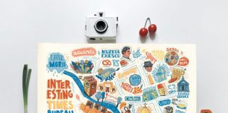 Travel infographic – Bucharest Tourist Map by Saddo