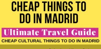 Travel infographic – CHEAP THINGS TO DO IN MADRID