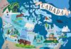 Travel infographic – Canada map for Boundless Magazine – Sara Mulvanny