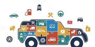 Travel infographic – Colorful puzzle car infographic. Travel Infographics. $6.00