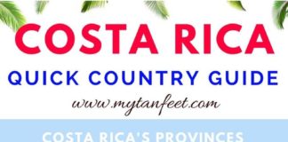 Travel infographic – Costa Rica Travel Planning Tips and Articles