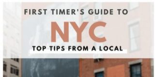 Travel infographic – Detailed First Timers Guide to NYC