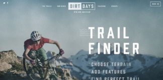 Travel infographic – Dirtdays Trail Finder Concept on