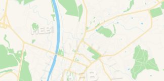 Travel infographic – Dmitrov, Russia Vector Map – Classic Colors