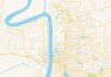 Travel infographic – Empty vector map of Baton Rouge, Louisiana, USA