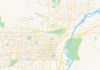 Travel infographic – Empty vector map of Billings, Montana, USA