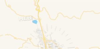 Travel infographic – Empty vector map of Chilpancingo, Guerrero, Mexico