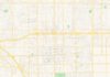 Travel infographic – Empty vector map of Chino, California, USA