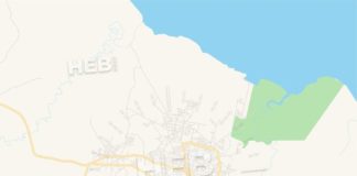 Travel infographic – Empty vector map of Chitré, Herrera, Panama