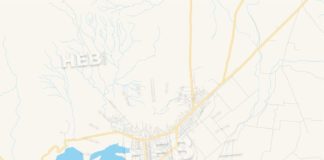 Travel infographic – Empty vector map of Gonaïves, Artibonite, Haiti