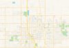 Travel infographic – Empty vector map of Lancaster, California, USA