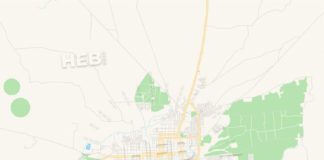 Travel infographic – Empty vector map of León, León, Nicaragua