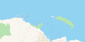 Travel infographic – Empty vector map of Moa, Holguín, Cuba