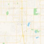 Travel infographic - Empty vector map of Southaven, Mississippi, United ...