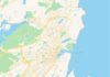 Travel infographic – Empty vector map of St. John’s, Newfoundland and Labrador, Canada