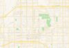Travel infographic – Empty vector map of Upland, California, USA