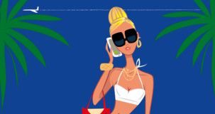 Travel infographic – FRENCH RIVIERA